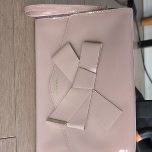 Ted Baker Blush Pink Bow Clutch